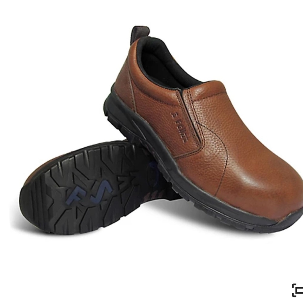 Brown Slip-On Women’s work shoes